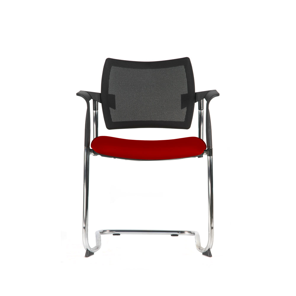 Silla Dream con apoyabrazos/cromada